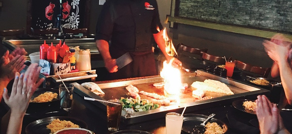 Hibachi at Wasabi Japanese Steakhouse